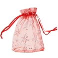 thumbnail image 4 of 100 bolsas de regalo de tul para Navidad, bolsas de dulces, recuerdos de fiesta 9 x 12 cm, 4 of 9