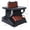 Black#9, variant on Cordless Drill Vertical Oscillating Spindle Sander & Belt Sander, 2 IN 1 Combination Woodworking Machine,Power Drill