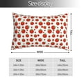 thumbnail image 2 of Fuzoiu Hand Drawn Tomatoes Print Pillow Case with Hidden Zipper,Pillow Covers,Soft and Comfortable Pillowcase-16"x24", 2 of 6