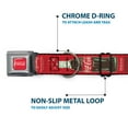 thumbnail image 5 of The Coca-Cola Company Pet Collar, Dog Collar Metal Seatbelt Buckle, Vintage Coca Cola Delicious Go Refreshed and Bottle Red, 13 to 17 Inches 1.5 Inch Wide, 5 of 8