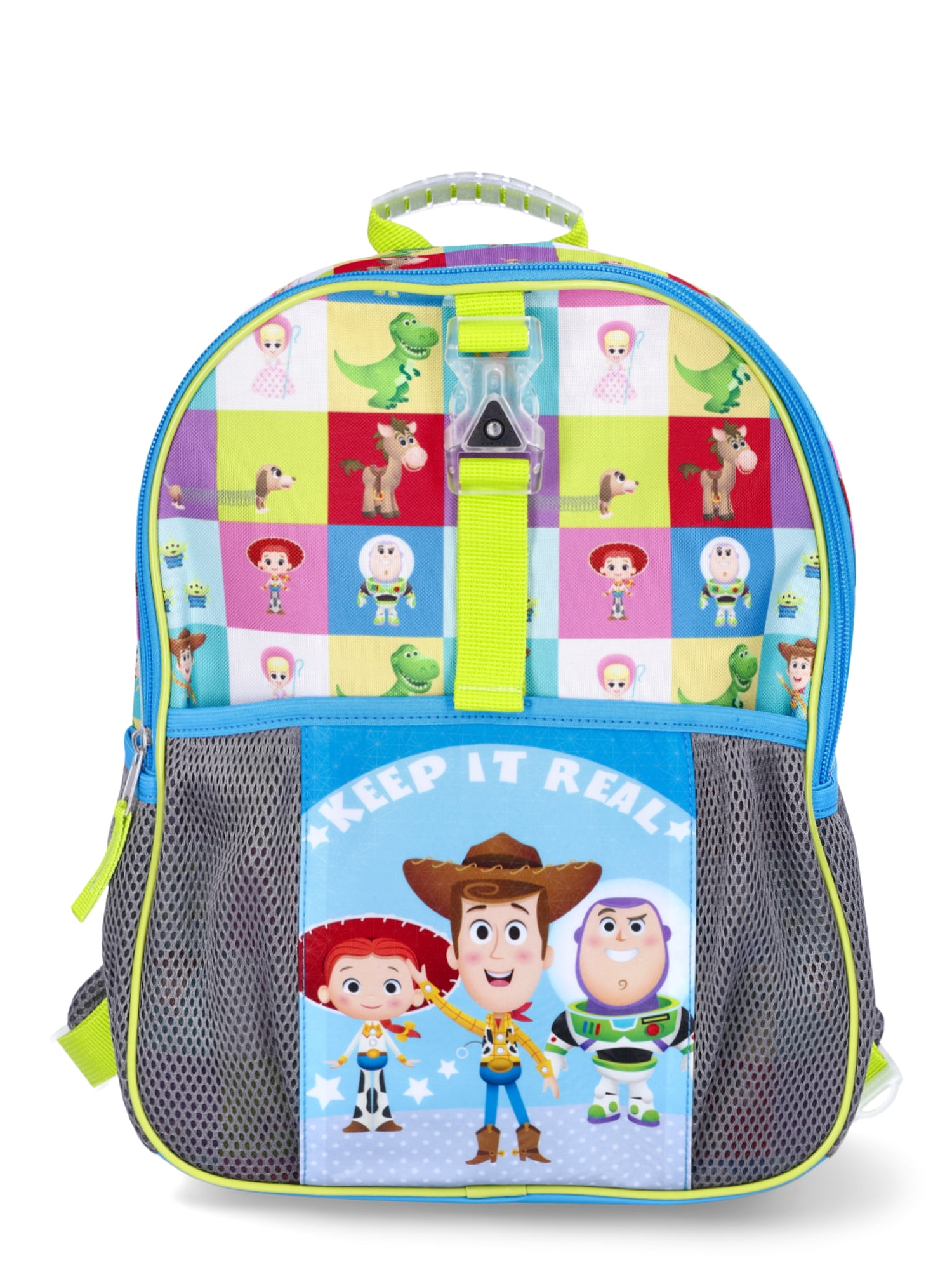 Toy Story Boys 14" Preschool Light Up Backpack 4-Piece Set, Multi-Color