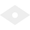 thumbnail image 4 of 10"W x 6 5/8"H x 2"ID x 3 1/2"C x 1"P Diamond Architectural Grade PVC Contemporary Ceiling Medallion, 4 of 11