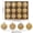 Khaki_Hot#725, variant on Flocked velvet sequined diamond Christmas balls | exquisite Christmas tree ornaments set | durable holiday decoration baubles for tree wreath garland | 12-piece set