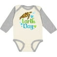 thumbnail image 3 of Inktastic Earth Day Sea Turtle and Hearts Boys or Girls Long Sleeve Baby Bodysuit, 3 of 5