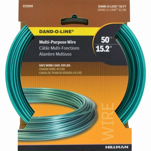 Hillman Green Plastic Coated Steel Wire For Clothesline Wire