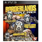 Borderlands Triple Pack, 2K, PlayStation 3, 710425477041