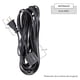 thumbnail image 5 of Paquete de 3 Extensiones Eléctricas con Portalámpara, de Color Negro, de 6 Metros. Clavija de 1.31 mm, 127 V, 60 Hz, 13 Amps. CNX FOCO6N, 5 of 7