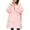 Pink, variant on Wearable Zippered Hooded Slacker Blanket In Autumn And Winter