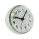 thumbnail image 2 of Reloj de pared colgante de cuarzo, funciona con pilas, para baño, dormitorio y oficina. Blanco, 2 of 9