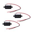 thumbnail image 1 of MasteelfCA 3 Pcs Mini Testeur de Tension Numérique DC 0.28 Pouce Deux Fils 3.0V-30V, 1 of 8