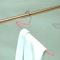 thumbnail image 6 of JilgTeok 5 Packs Hanging Trouser Rack for Home Use Non Marking Non Slip Trouser Rack Plastic Hanger for Pants Scarf Organizer Closet Space Saving Multifunctional Gadgets, 6 of 7