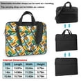thumbnail image 6 of YFYANG 13 inch Universal Laptop Bag Oxford Cloth Laptop Sleeve, Multi-functional Abstract Vintage Watercolor Textures Notebook Computer Messenger Bag Handbag, 6 of 8
