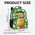 thumbnail image 7 of Jeiento Capybara 13.5 Inch Kids Preschool Backpack for Toddler, Daisy Lightweight School Bag for 2-5 Year Old, Polyester Bookbag with 2 Front & 2 Mesh Sides, 7 of 7