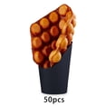 thumbnail image 4 of 50 Uds Vaso de papel Colcomx Porta Papas Fritas Kraft Negro, 4 of 8