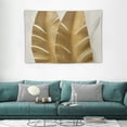 thumbnail image 2 of FANNA Gold Leaf Bronze Sculpture Tapestry 60x40in Soft Lightweight Living Room Bedroom Dorm Decoration 60x40in, 2 of 7
