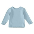 thumbnail image 5 of Girls Long Sleeve Shirts Kids Girls' Tees Thermal Basic Tops Lined Crewneck Trendy Fall Layering Tees 3-11 Years, 5 of 5