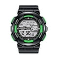 thumbnail image 1 of Reloj deportivo para hombre, relojes para hombre, una variedad de estilos de relojes electrónicos deportivos geniales con cuatro botones, reloj de aleación para hombre., 1 of 2