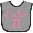 thumbnail image 3 of Inktastic Cutie Pie Pink Boys or Girls Baby Bib, 3 of 4