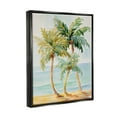 thumbnail image 6 of Stupell Industries Tropical Palm Trees on Coastal Beach Sand Jet Black Framed Floating Canvas Wall Art, 24x30, by Lanie Loreth, 6 of 8