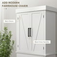 thumbnail image 4 of HOMCOM Armoire de Rangement de Garde-Manger de Cuisine de 72 Pouces de Hauteur avec Portes de Grange et Tiroir, 4 of 10