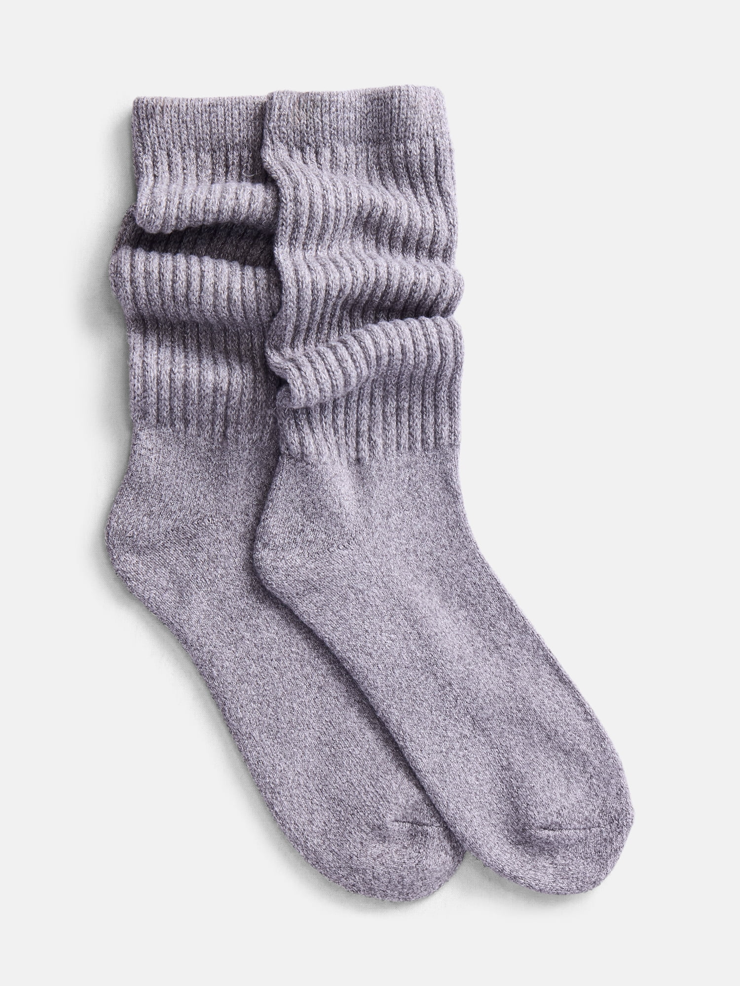 Joyspun Women's Comfort Slouch Crew Socks, 3-Pack, Size 4-10