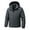 Dark Gray, variant on Mens Ski Jacket Waterproof Winter Warm Insulated Thick Snowboard Coat with Hooded Snow Sports Apparel
