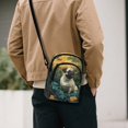 thumbnail image 3 of TSOVTHRID Pug Dog Plant Print Small Crossbody Bag for Women, Trendy Cell Phone Purse, Women's Shoulder Handbags Wallet Purse with Card Slots for Travel Shopping, 3 of 7