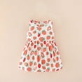 thumbnail image 6 of NAISIBABY Girls Flare Dresses, Fashion Prints Summer Casual Sleeveless Play Dress Red Size 2, 6 of 6