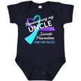 thumbnail image 3 of Inktastic Remembering My Uncle Suicide Prevention Awareness Boys or Girls Baby Bodysuit, 3 of 5