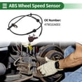 thumbnail image 2 of Unique Bargains ABS Wheel Speed Sensor ABS Sensor Anti-lock Braking System Sensor No.47901EA003 for Nissan Xterra 2005-2012 1 Pc Rear Left, 2 of 7