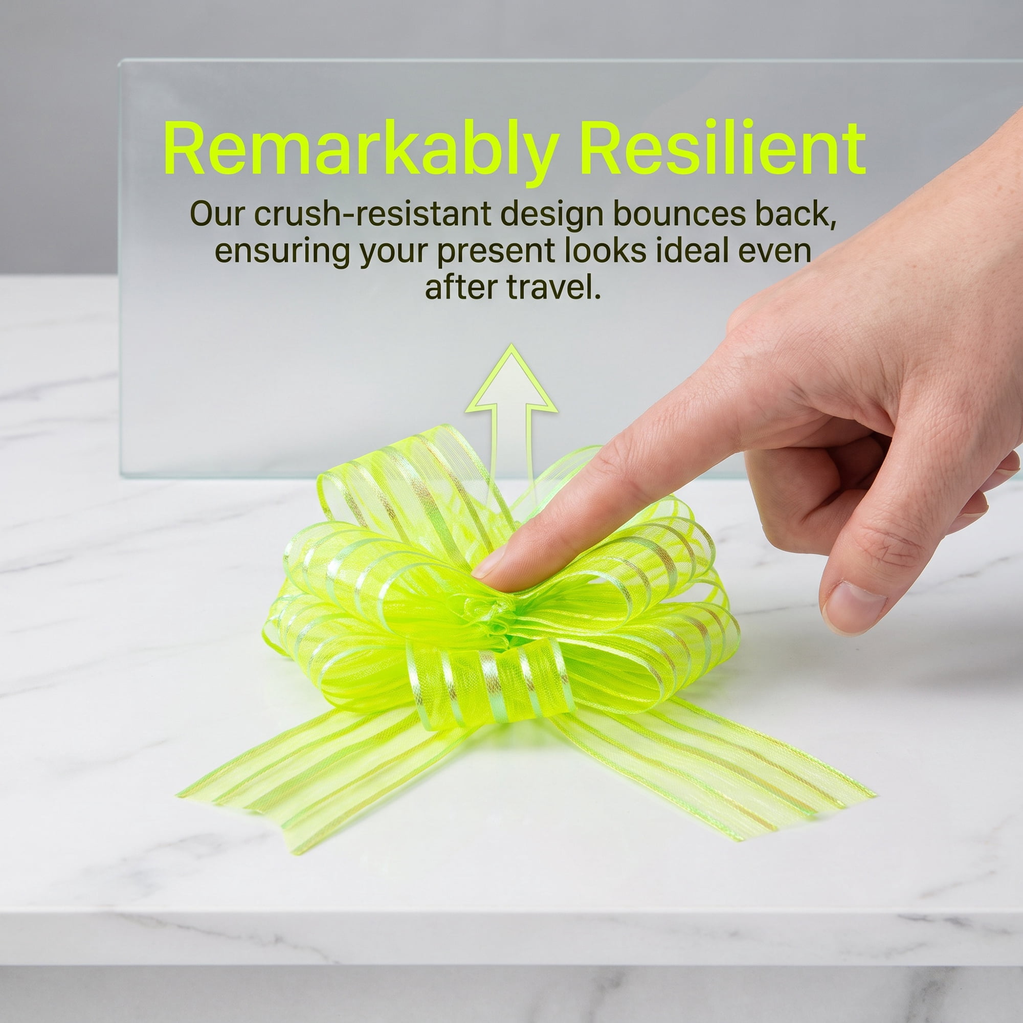 Unique Bargains Crush-Resistant Ribbon Bow for Birthday and Special Occasions Rose Red
