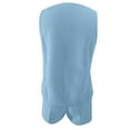 thumbnail image 4 of MDUKONU Women's Wide Leg Shorts Set Skin-Friendly Matching Set Work From Home Sky Blue XXL, 4 of 5