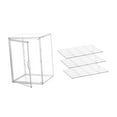 thumbnail image 3 of KLKCMS Vitrine de Pâtisserie Réglable pour Boulangerie, Vitrine de Pâtisserie pour Magasin, Beigne, Douche, 3 of 9