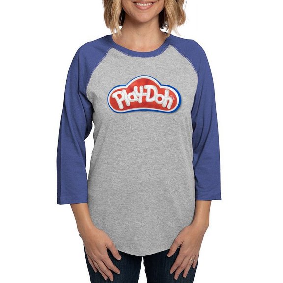 CafePress - Play Doh Classic Logo Long Sleeve T Shirt - Womens Baseball Tee