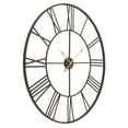 thumbnail image 5 of Solange Round Metal Wall Clock - 36" Dark Brown, 5 of 5