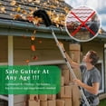 thumbnail image 5 of 14 Ft Gutter Cleaning Tools From the Ground, Gutter Cleaner for Easy and Efficient Cleaning From A Safe Distance, 5 of 8