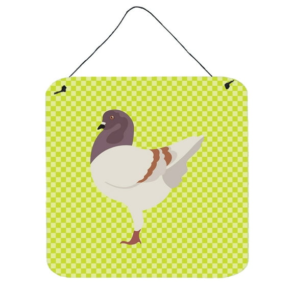 Carolines Treasures BB7775DS66 German Modena Pigeon Green Wall or Door Hanging Prints, 6 x 6 in.