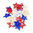 thumbnail image 3 of 4th of July Decorations - Star Light String,118 Inch Patriotic Red White and Blue Star Lights String with Large Star Decor,Connectable Plug-in Decorative Lights, 3 of 6