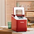 thumbnail image 3 of Costway Portable Ice Maker Machine Countertop 26Lbs/24H Self-cleaning w/ Scoop Red, 3 of 10