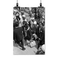 thumbnail image 2 of Print: Sammy Davis, Jr., Waving To People As He Walks Past Marshals At The, 2 of 4