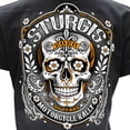 thumbnail image 5 of 2026 Ladies Sturgis Motorcycle Rally Rushmore Black Short Sleeve V-Neck T-Shirt - SPL1949 XX-Large, 5 of 5