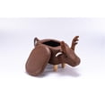thumbnail image 6 of Home 2 Office Kids Elk Deer Fabric Storage Ottoman/Stool in Brown and Natural, 6 of 11