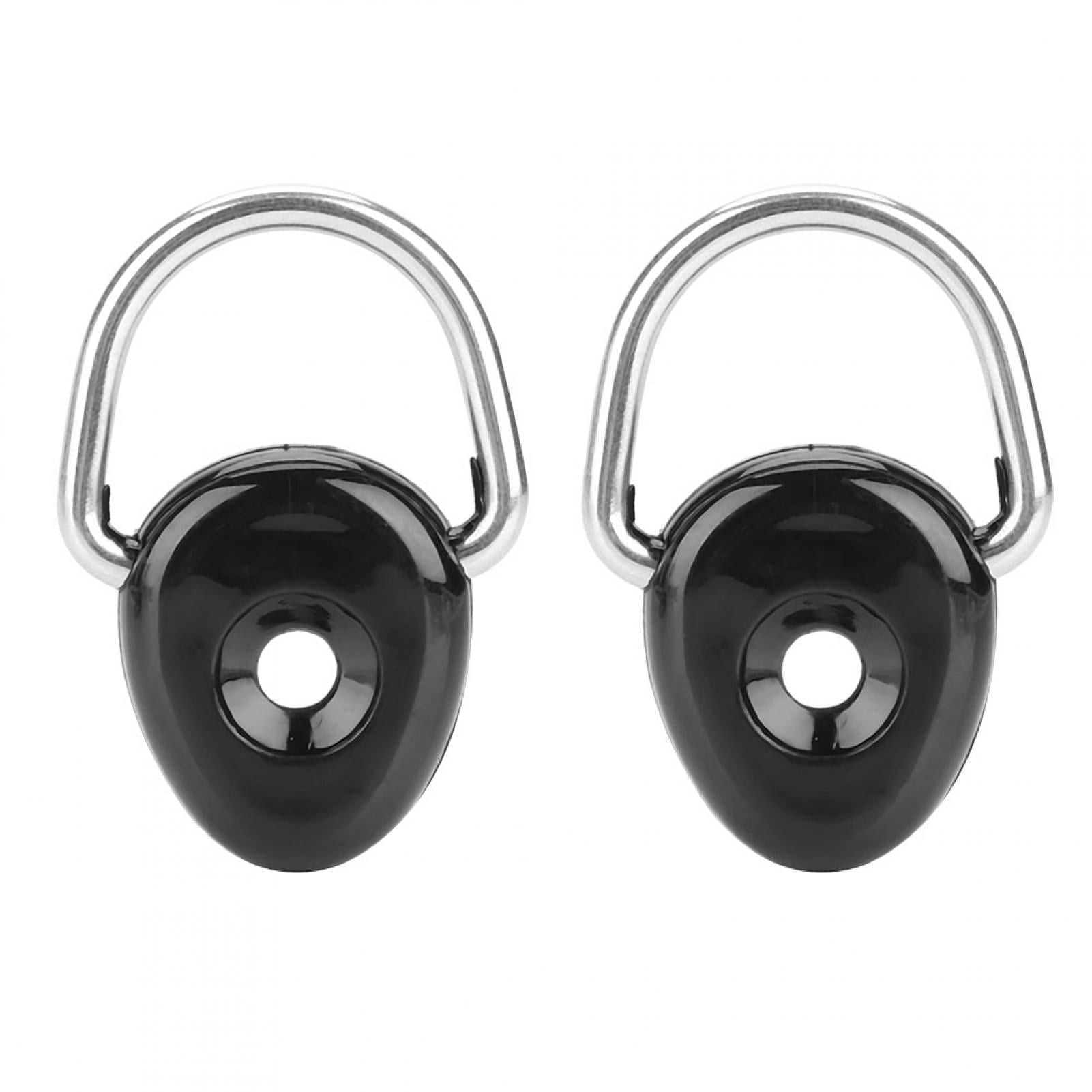 Riousery 2pcs Kayak D Ring Tie Down Loop Safety Deck Fitting Accessory Parts, Plastic and Stainless Steel D-Ring Hardware for Kayak Canoe Seat Back Rest Deck Bungee, 2.0 inches / 5.0 cm, 0.8 oz