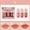 B, variant on mtvxesu Lip Stains, Lip Glaze Mirror Water Glossy Lip Glaze Lip Gloss Lip Oil Moisturizing Cute Projectile Lip Gloss Three-piece Set 4.5MLx3 Tinted Lip Gloss