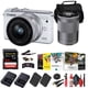 thumbnail image 1 of Canon EOS M200 Mirrorless Camera with 15-45mm and 55-200mm Lenses (White) + 64GB Card + More, 1 of 6