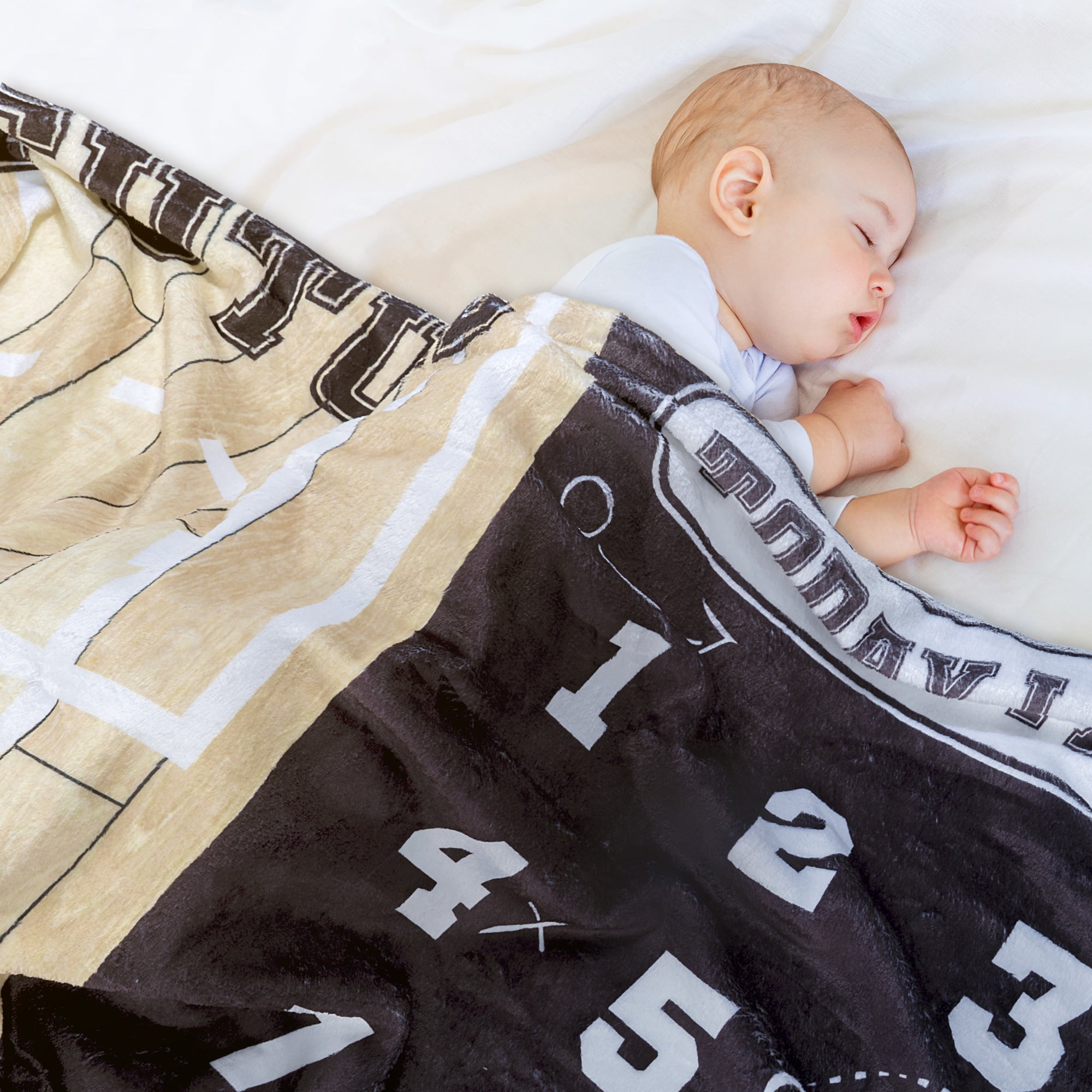Baby Monthly Milestone Blanket Boy / Girl | Basketball Theme | Includes Frame and Bib | Large 47"x40" | Personalized Baby Swaddle?