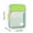 Green, variant on File Organizer Bag, Student Book Tote with L-Shaped Opening, Mesh Visible Multi-Layer Storage, Portable Carry Handle, Durable Nylon for School Supplies