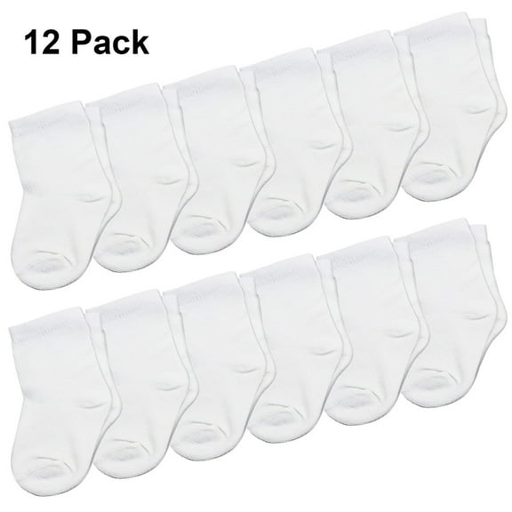Falari 12/24-Pack Infant Baby Boy Girl Socks 2-6 Month