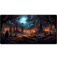 thumbnail image 1 of Hearth & Gear Extended Gaming Pad Large Desk Mat With Rubber Base Edges For Computer PC Laptop Work And Game Play Cover Hand Support for Computer Desk Wrist Pads for Laptop Keyboard Laptop Desk with, 1 of 3