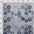 thumbnail image 3 of oneOone Viscose Jersey Grayish Purple Fabric Geometric Craft Projects Decor Fabric Printed By The Yard 60 Inch Wide, 3 of 5